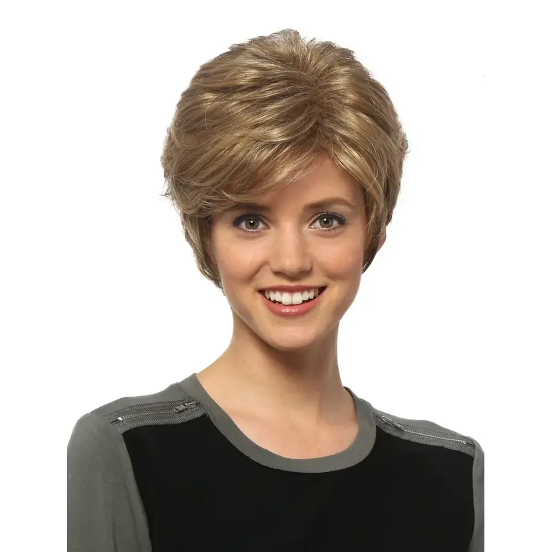 Fantastic Wavy Blonde Boycuts Hot Wigs