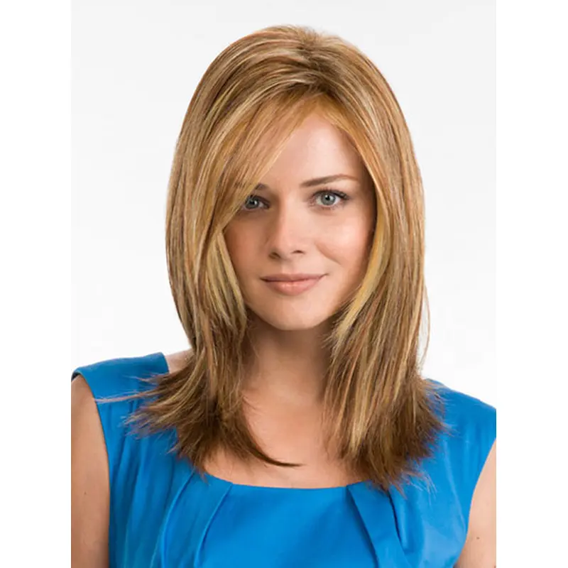 Blonde Straight Synthetic Good Long Wigs