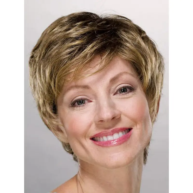 Graceful Blonde Straight Short Classic Wigs