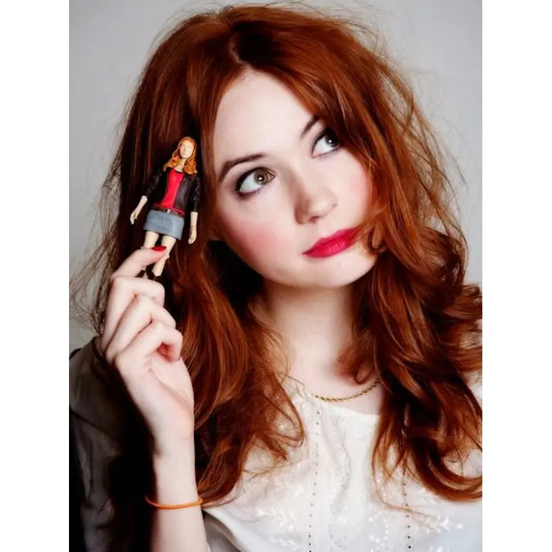 Online Long Wavy Lace Front Copper Wigs 20 Inch