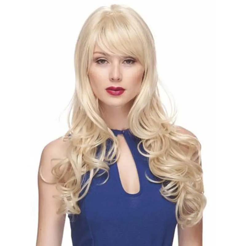 Blonde Wavy Synthetic Exquisite Long Wigs