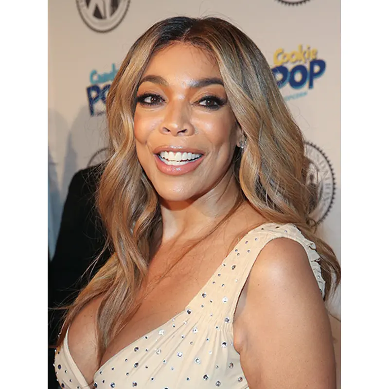 Lace Front Long Platinum Blonde Wavy Without Bangs Wendy Williams Wigs
