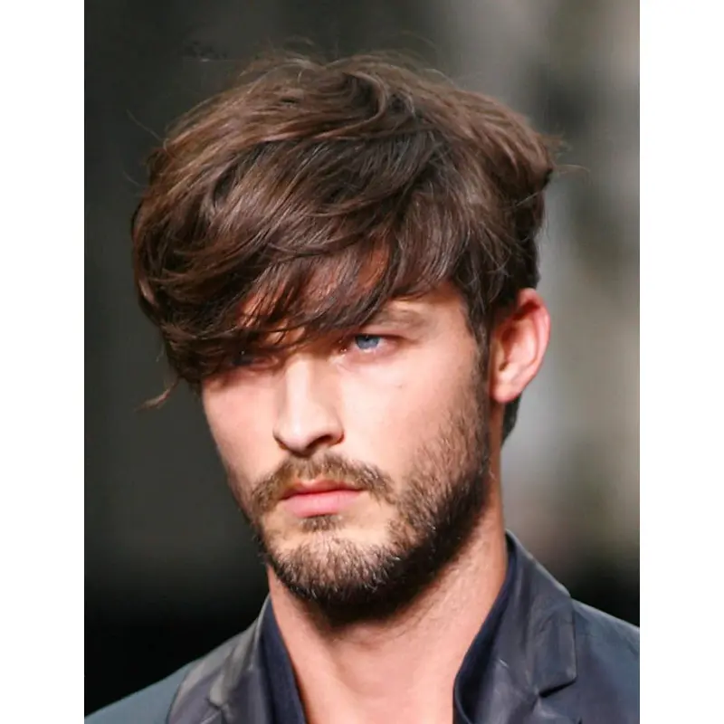 Auburn Straight Short Men Wigs