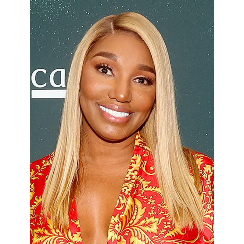 Blonde 16" Straight Without Bangs Long NeNe Leakes Wigs