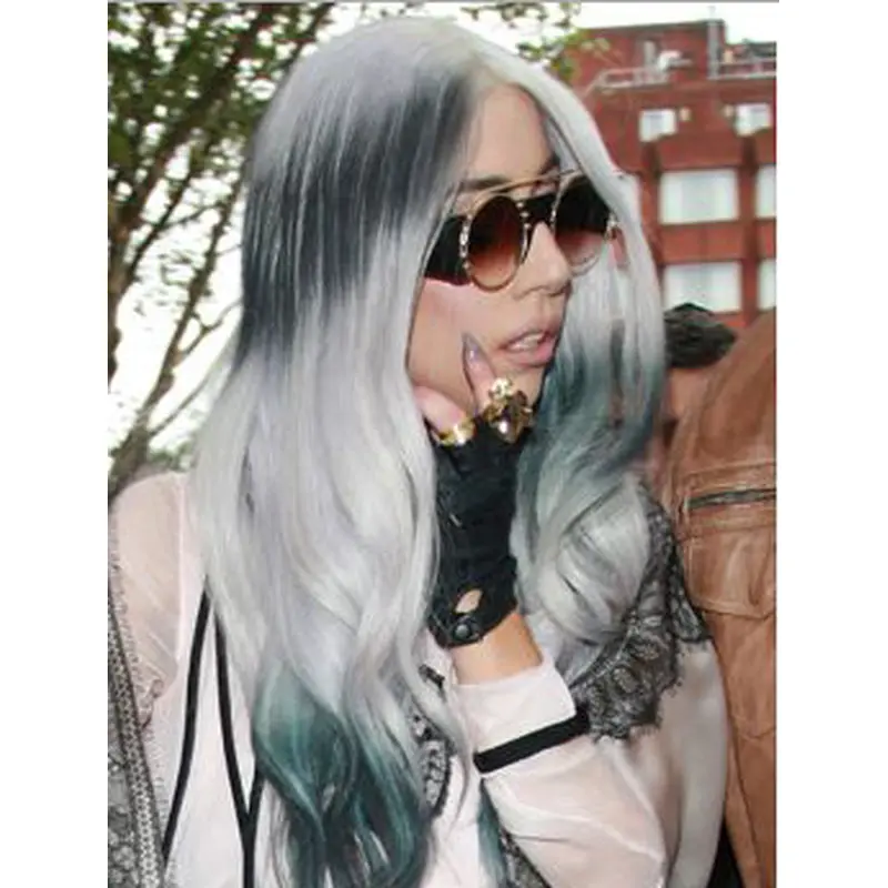 Fantastic Long Wavy Amazing Grey Wigs
