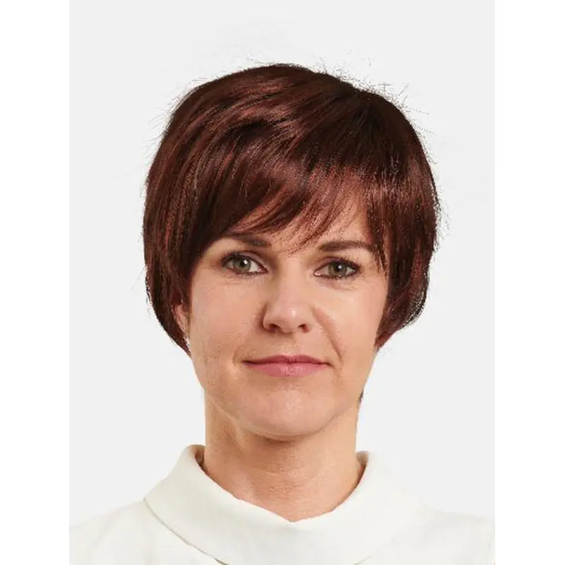 Auburn Synthetic Boycuts Short Straight 8" Buy Lace Front Wigs Online