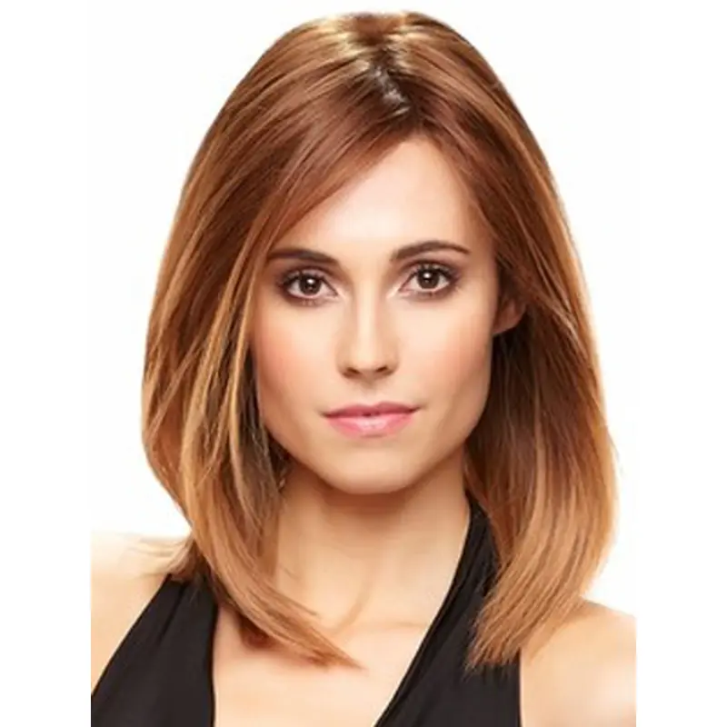 Traditiona Auburn Lace Front Shoulder Length Wigs