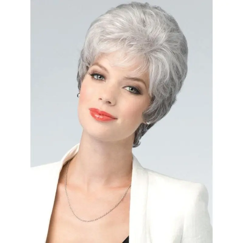 Wavy Ombre/2 Tone With Bangs 6" Synthetic Capless Wigs