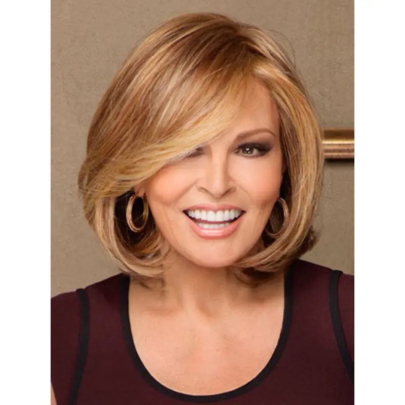 Blonde Radiant Monofilament Synthetic Medium Wigs