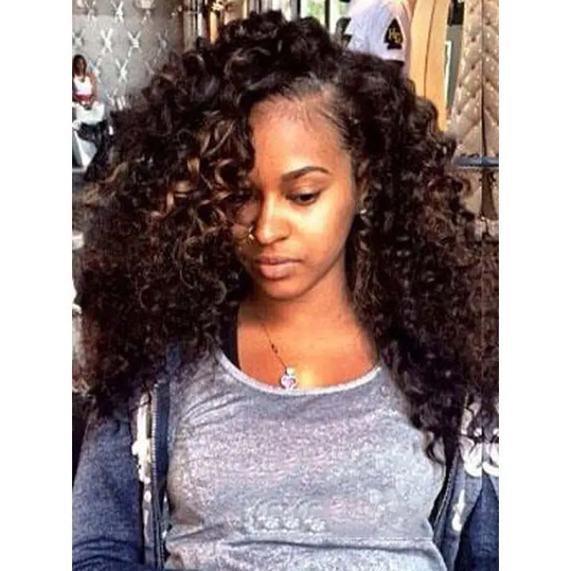 Black Women Remy Human Kinky Hair
