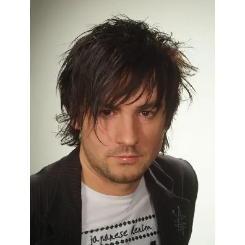 Good Brown Straight Short Men Wigs