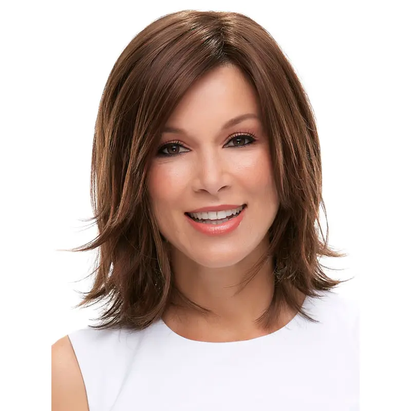 Exquisite 12" Straight Layered Synthetic Wigs