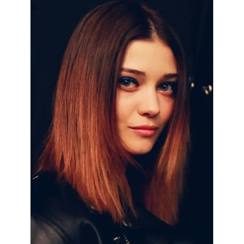 100% Hand Tied Straight Ombre/2 tone Medium Wigs