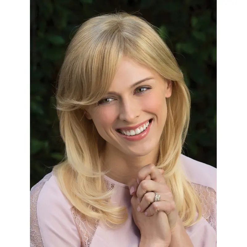 Beautiful Long Wavy Blonde With Bangs So Great Wigs