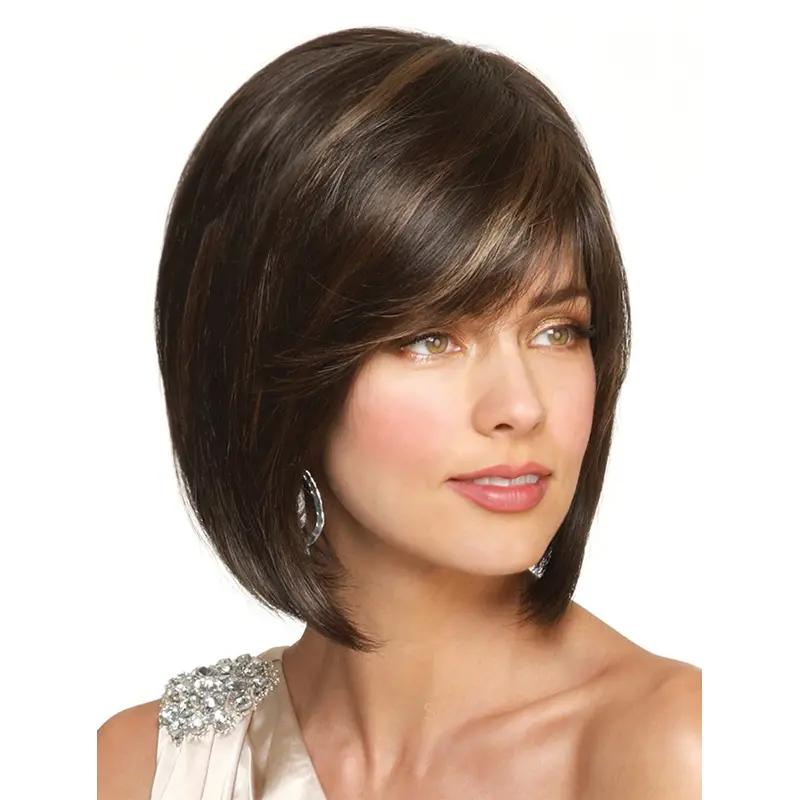 Tempting Lace Front Straight Chin Length Petite Wigs