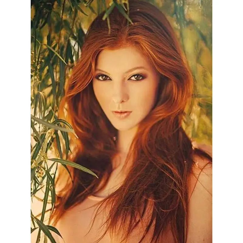 Top Long Wavy Full Lace Copper Wigs 20 Inch
