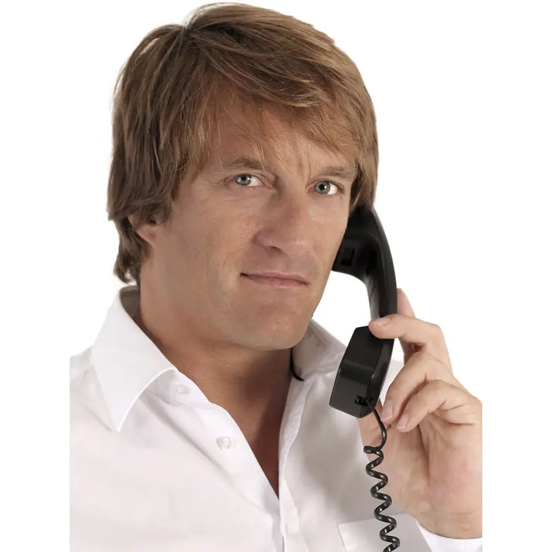 2015 Straight Full Lace Short Men Wigs