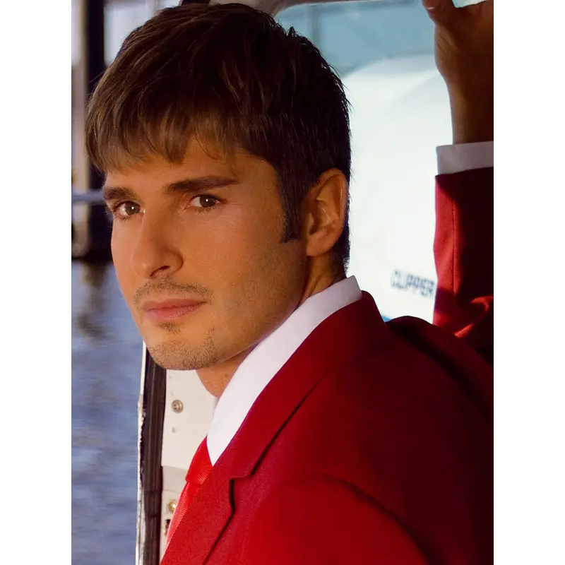 Trendy Straight Full Lace Short Men Wigs
