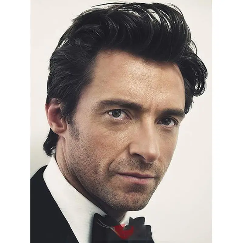 Affordable Straight Hand Tied Short Men Wigs