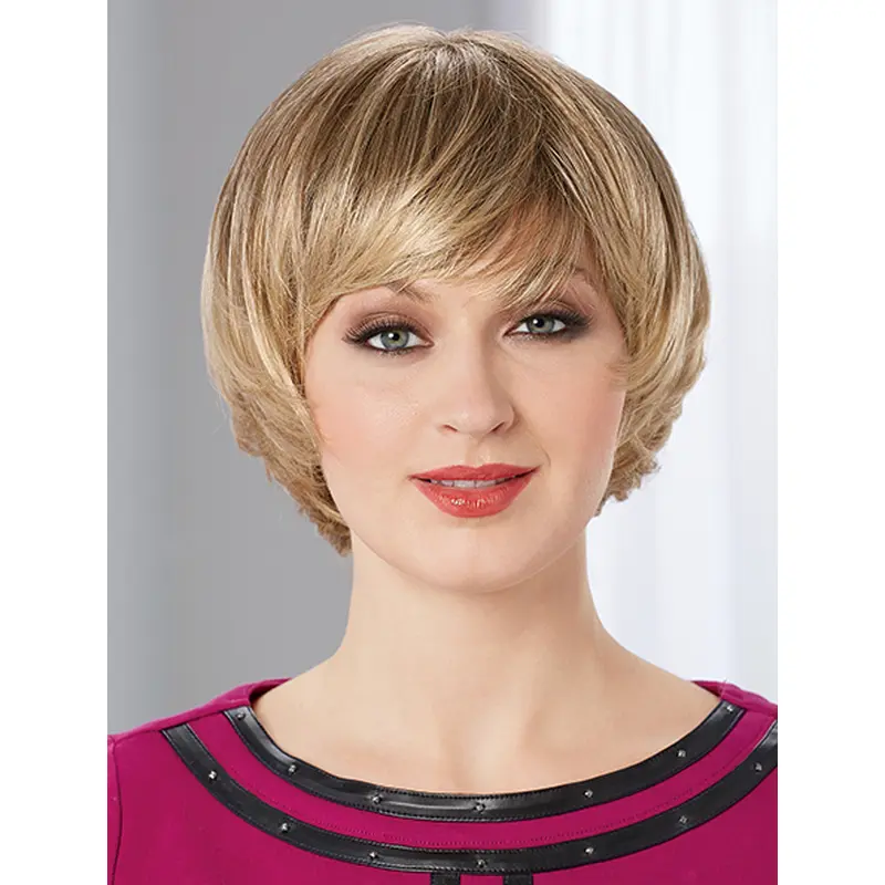 Fashional Short Straight Blonde Bobs High Quality Wigs
