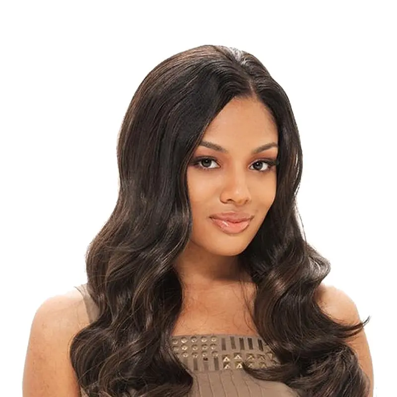 No-fuss Brown Wavy Long Glueless Full Lace Wigs