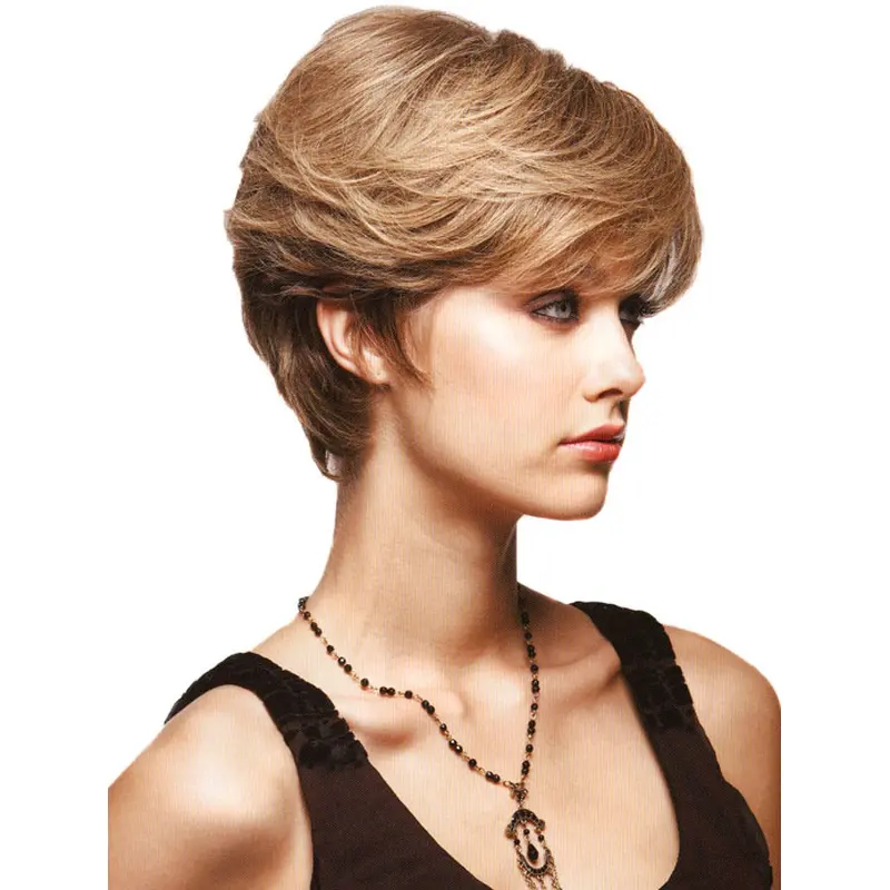 Best Blonde Monofilament Short Synthetic Wigs