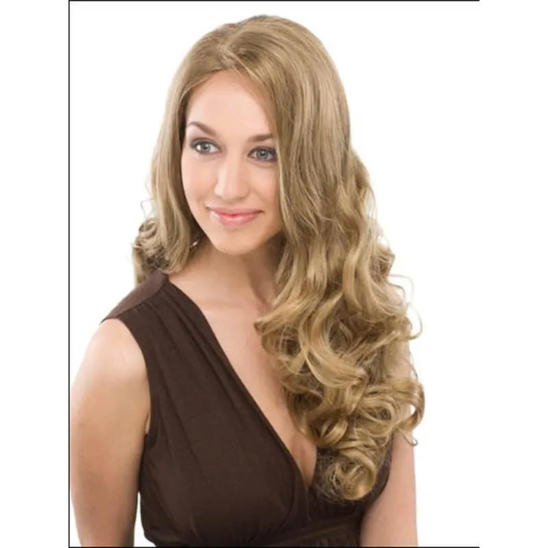 Blonde Curly Synthetic Fashion Long Wigs