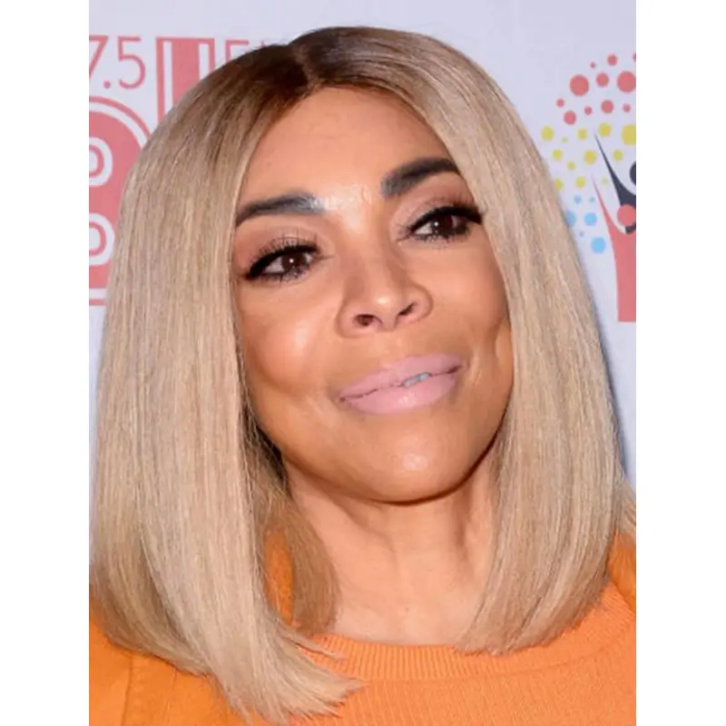 Lace Front Shoulder Length Grey Straight Bobs Wendy Williams Wigs