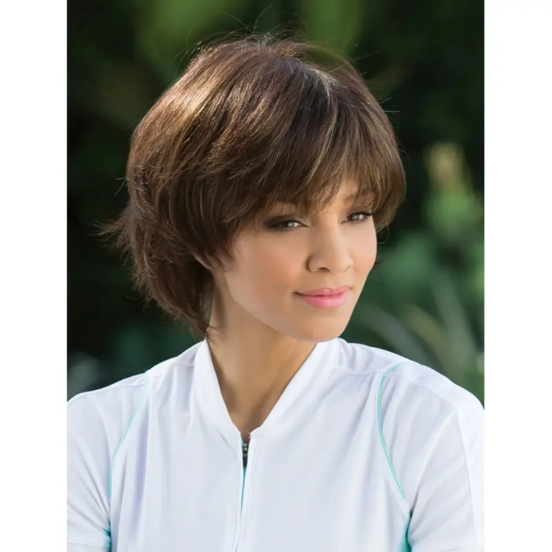 Beautiful Chin Length Wavy Auburn With Bangs So Great Wigs