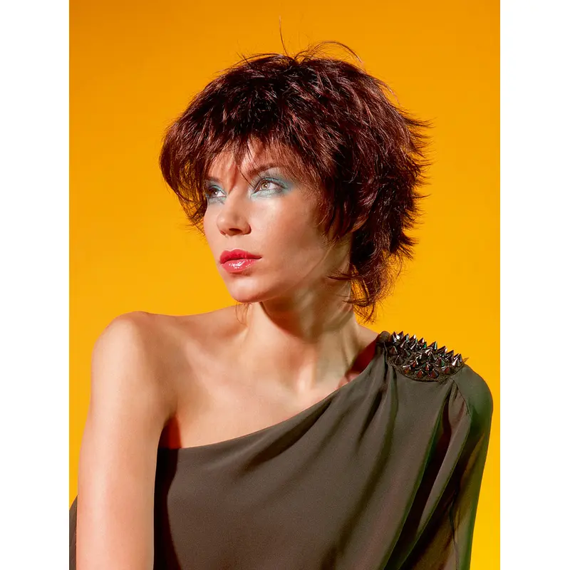 Unique Monofilament Wavy Short Synthetic Wigs