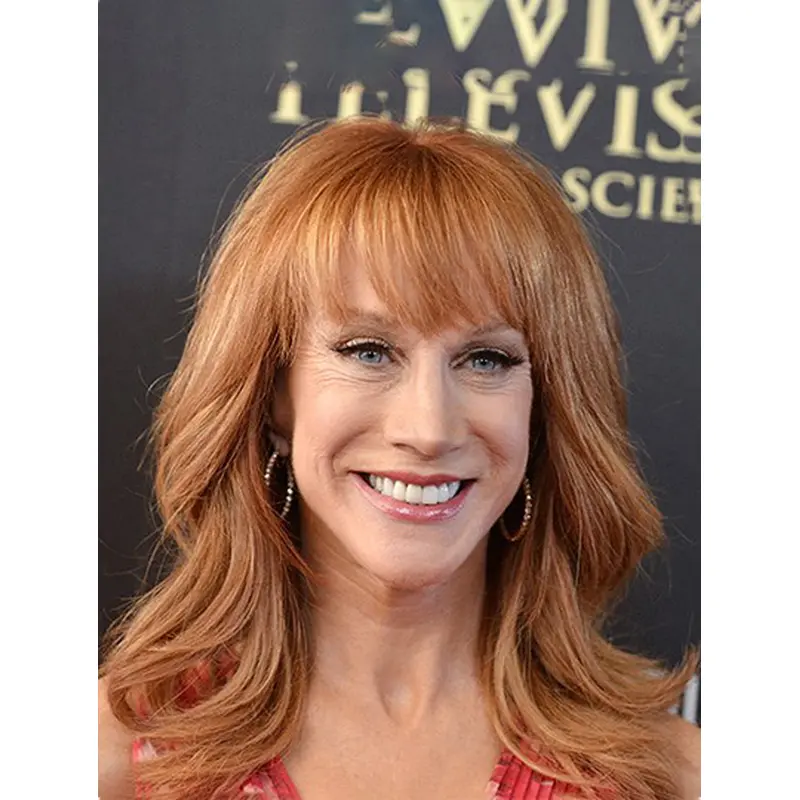 16" Lace Front Long Synthetic Wavy Kathy Griffin Wigs