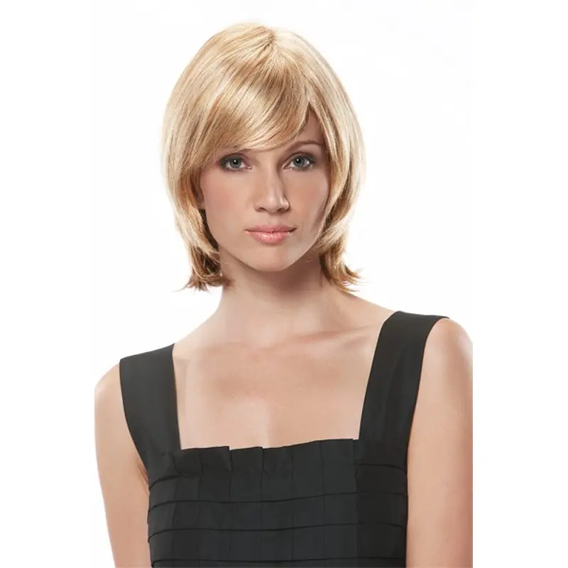 Blonde Monofilament Synthetic Great Medium Wigs