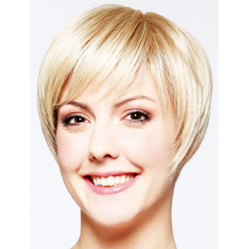 Fashional Straight Blonde Layered Affordable Wigs