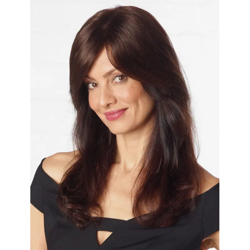 Amazing Auburn Straight Long Mono filament Fabulous Wigs