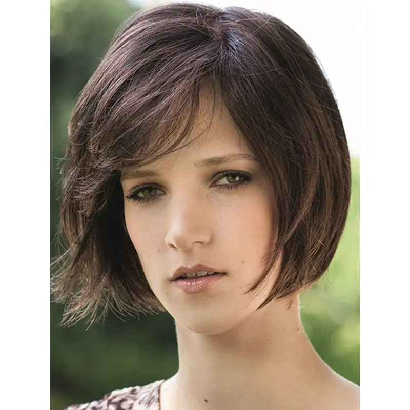 Fabulous Straight Monofilament Chin Length Lace Wigs