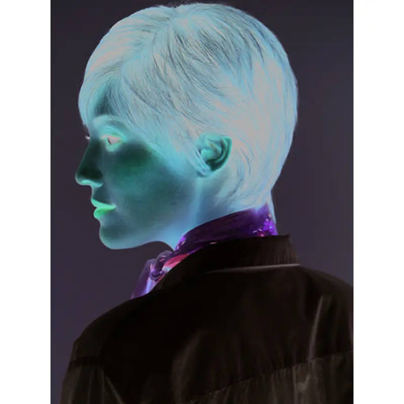 8" Straight Brown Boycuts Short Wigs