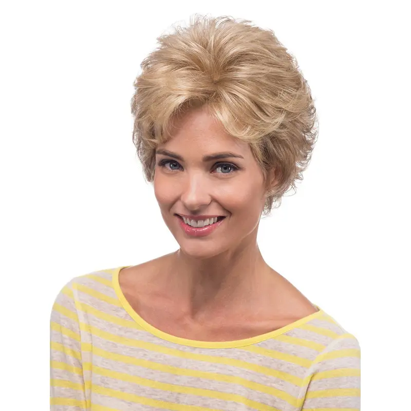 Blonde Lace Front Classic Curly Wigs
