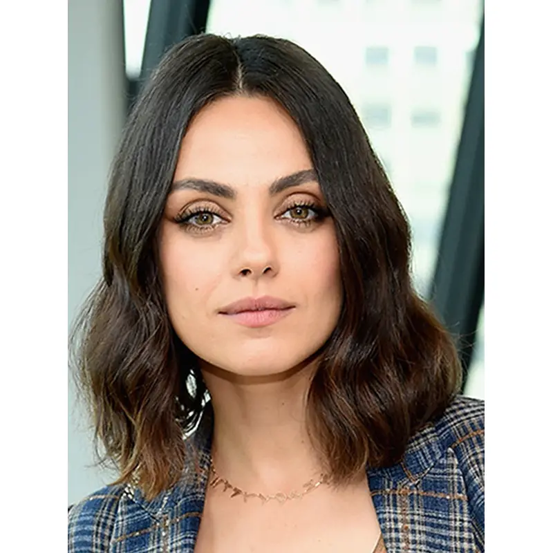 Lace Front 14" Wavy Shoulder Length Bobs Mila Kunis Wigs