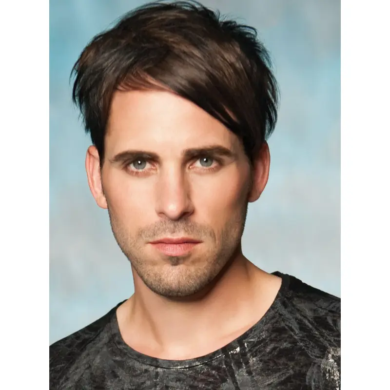 Fabulous Straight Full Lace Short Men Wigs