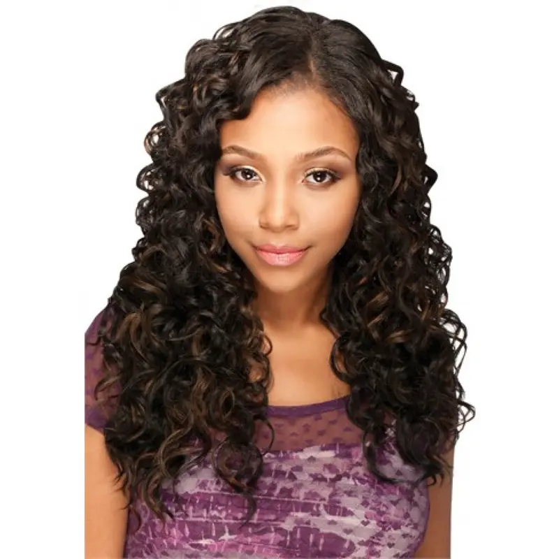 Braw Brown Curly Long U Part Wigs