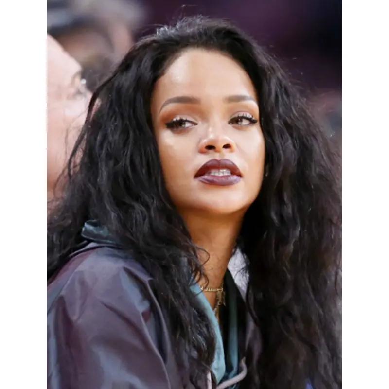 Black Curly 16" Without Bangs Rihanna Hair