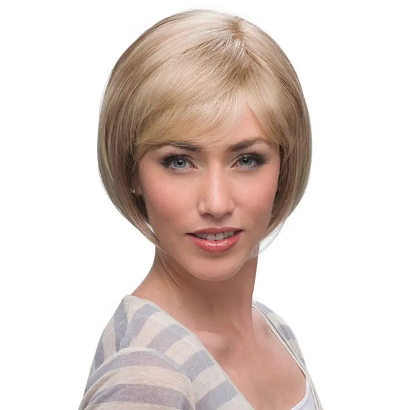 Bobs New Blonde Monofilament Medium Wigs