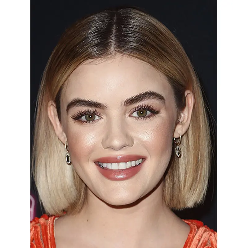Chin Length Lace Front Synthetic Straight 12" Lucy Hale Wigs