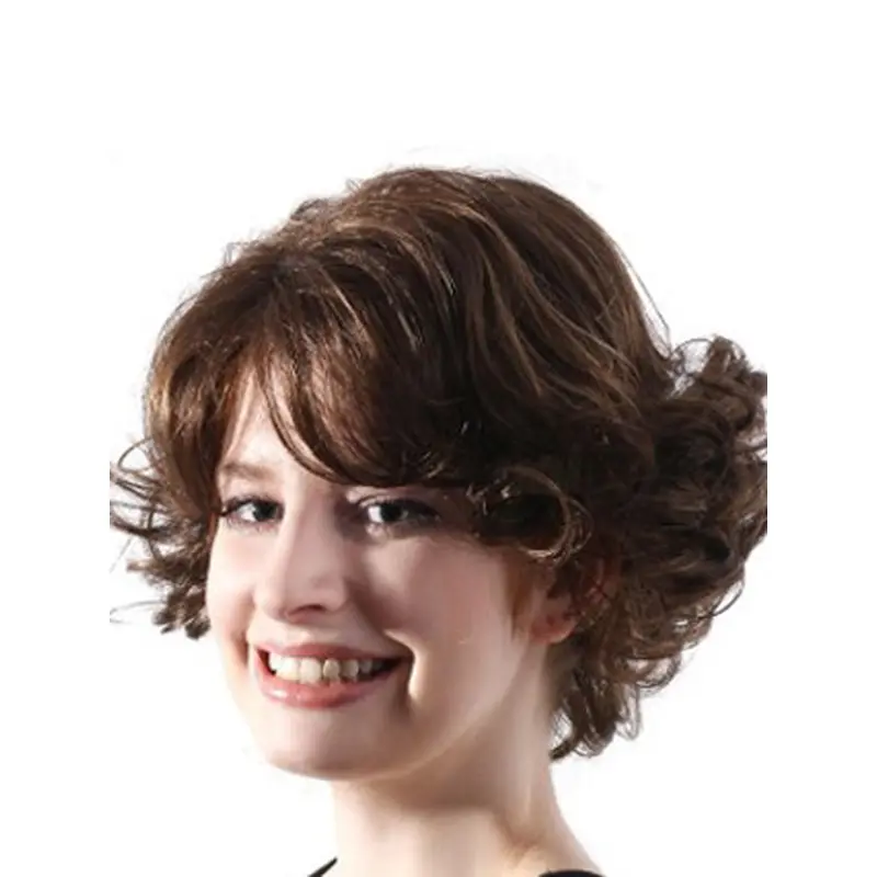 Traditiona Lace Front Wavy Chin Length Lace Wigs
