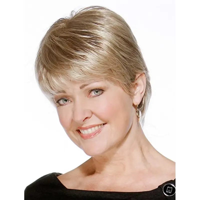 Blonde Lace Front Synthetic Popular Short Wigs