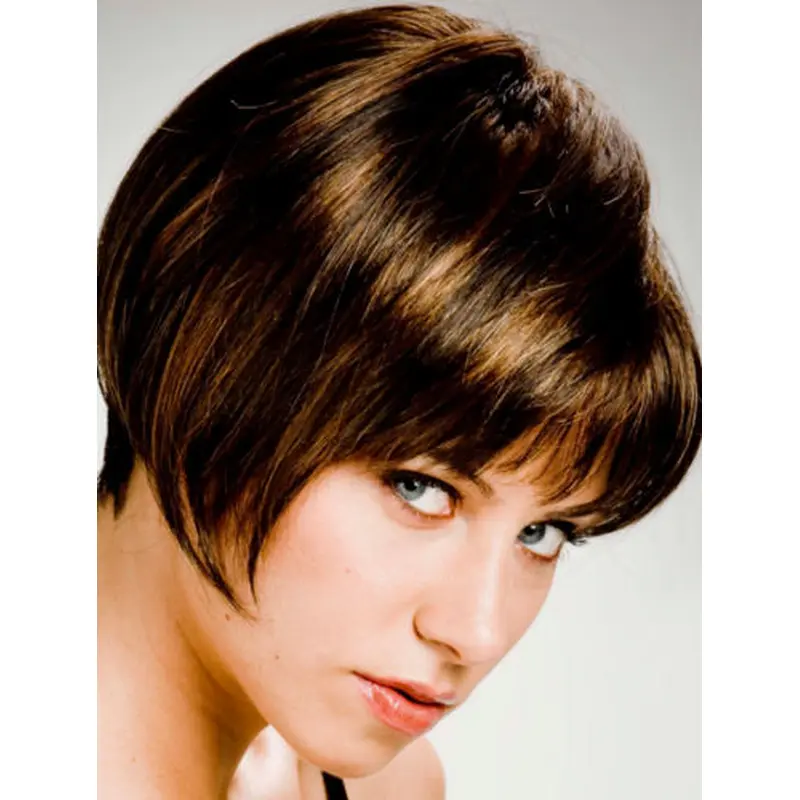 Beautiful Straight Brown Bobs High Quality Wigs