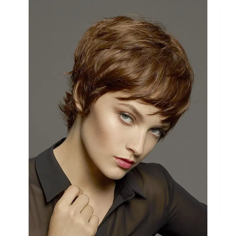 Fabulous Blonde Short Wavy Boycuts New Design Wigs