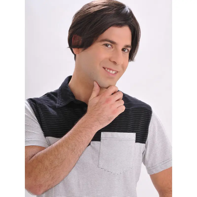 Best Straight Lace Front Short Men Wigs