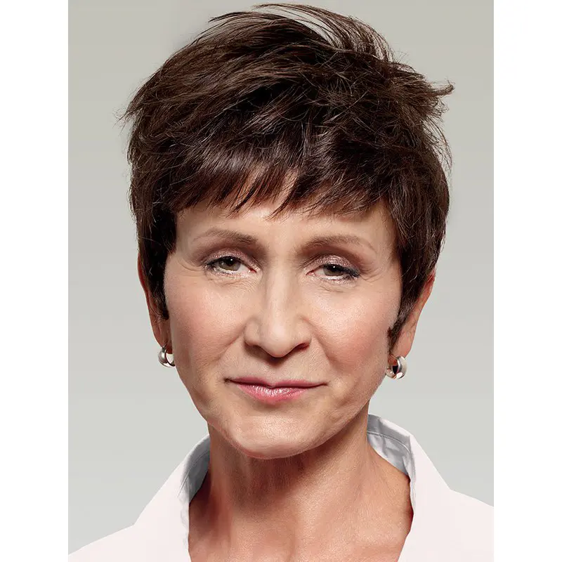 Fabulous Brown Short Straight Layered High Quality Wigs