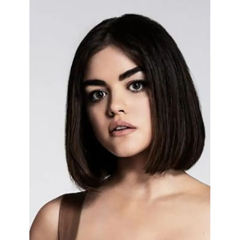 Chin Length Lace Front Synthetic Straight 12" Lucy Hale Wigs